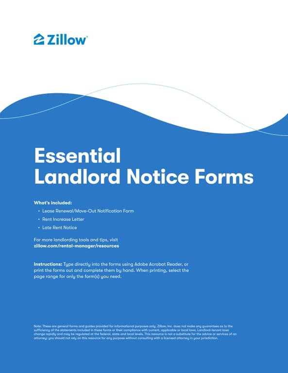 Landlord Notice Essentials - Lease Renewal and Rent Management Resources